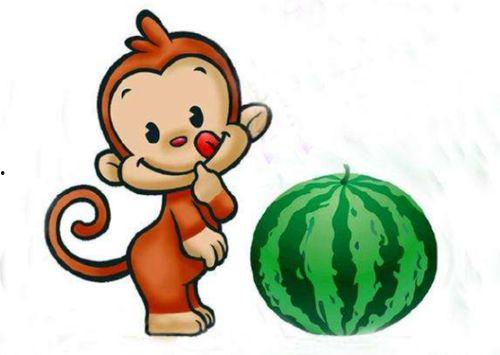 猴子吃瓜动画配乐视频播放,动画配乐中的欢乐时光