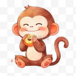 猴子吃瓜动画配乐视频播放,动画配乐中的欢乐时光