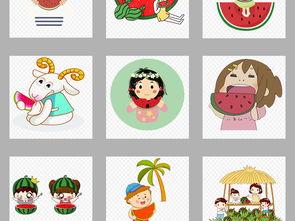 幼儿吃瓜视频模板,萌态十足，带你领略童真世界